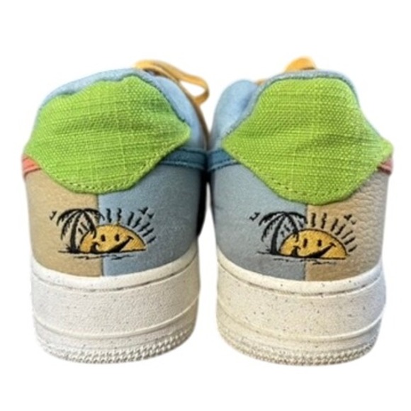 Nike Air Force 1 '07 LV8 Next Nature Low Sun‎ Club Sz 7Y Pastel Suede - Picture 3 of 11